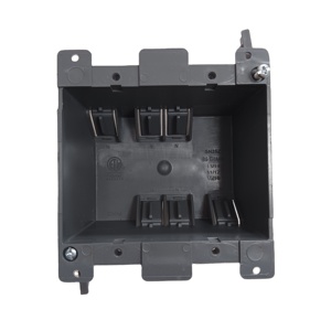 2 Gang Old Work Plastic Switch Box/Junction box/Electrical Box 25 Cu.In. ETL Listed Grey SN25Z