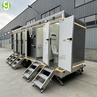 Goeasy fournit des toilettes extérieures sur mesure de grande taille, des toilettes de luxe, des toilettes mobiles, des toilettes publiques en remorque