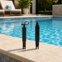 Capteur de pH numérique industriel RS485 0-14pH, analyseur de qualité de l'eau en ligne pour piscine, sortie 4-20mA