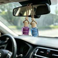 Diffuseur de parfum pour voiture en verre à suspendre, pendentif pour rétroviseur, désodorisant multi-parfums, ornement de parfum d'intérieur automobile
