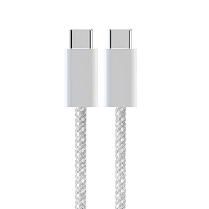 Cable USB C a USB C <span class=keywords><strong>de</strong></span> 100W, 5A, Carga Rápida PD, Cable <span class=keywords><strong>de</strong></span> Datos Tipo C con Trenzado <span class=keywords><strong>de</strong></span> Nailon para MacBook Pro, Samsung, Xiaomi, Huawei - Product Image 1