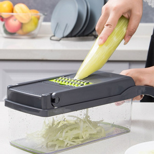 Gadget de cocina Manual multifuncional 16 en 1, cortador de frutas y verduras, rebanador y rallador de patatas para picar verduras y frutas - Product Image 4