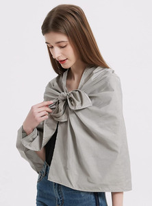 Bufanda Unisex de Color gris EMF 5ª generación Emisión inalámbrica Protección contra la radiación Bufanda de protección Bloque <span class=keywords><strong>RF</strong></span> Tela de fibra plateada - Product Image 6