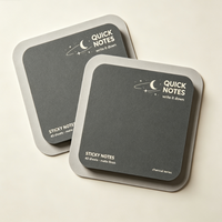 Notas Adhesivas de Cartón con Logotipo Personalizado, Adhesivo Fuerte, Impresión Offset para Promoción de Marca, Suministros de Oficina, Venta al Por Mayor