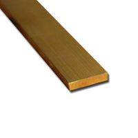 Barre plate en laiton souple pour Fiat sans plomb toutes sortes d'applications industrielles soudage pliage traitement de coupe tiges de cuivre brillant