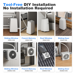 <span class=keywords><strong>Aire</strong></span> Acondicionado Portátil Split Nordica de <span class=keywords><strong>12000</strong></span> <span class=keywords><strong>BTU</strong></span> con Control Remoto para Hogar y Oficina - Product Image 3