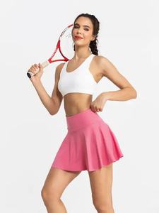 Frauen Golf Kleidung Benutzer definierte Luxus Mädchen Half Slip Tennis Überrock Damen Semi Rock <span class=keywords><strong>2</strong></span> in 1 Shorts Röcke Damen Tennis Röcke - Product Image 5