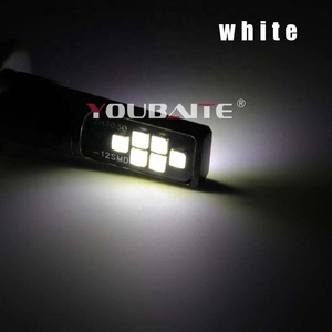 H3 3030 12SMD H1 높은 전원 자동차 LED 헤드 라이트 슈퍼 밝은 자동 안개 램프 화이트 - Product Image 6