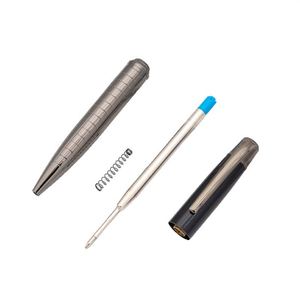 Custom Executive Business Office Gift High End 1.0 Mm Smooth Writing Metal Ballpoint <b>Pens</b> Gun Black Engraved Logo - Product Image 4