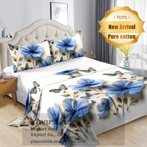 Giá rẻ giải phóng mặt bằng 3 mảnh tấm ga trải giường đặt bông 3 nơi bộ đồ giường tấm Vua Kích thước trong kho - Product Image 5