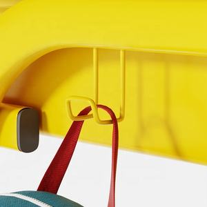 Ensemble bureau et chaise ergonomiques pour enfants, poste de travail individuel pour les devoirs avec rangement, en plastique et durable - Product Image 4