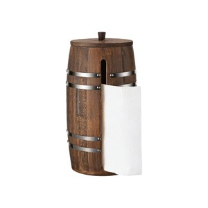 Portarrollos de Papel de Madera Diligent Tree, 8-9.9 Pulgadas de Altura, Ecológico, Almacenamiento de Cocina, Artículo Decorativo de Escritorio - Product Image 1