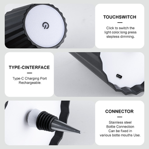 Phổ biến Stopper Thiết kế bảng đèn dễ dàng cài đặt tất cả các chai Gia Đình Nhà hàng cảm ứng không dây đèn điều khiển cho chai - Product Image 4