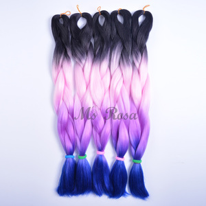 Synthétique Yaki Ombre Tressage Cheveux Pré Étiré L'expression Super Jumbo <span class=keywords><strong>Tresse</strong></span> Pour Cheveux Africains Extension - Product Image 2
