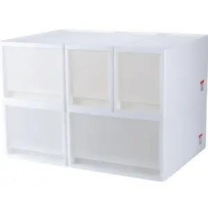 Комбинированный пластиковый ящик для хранения, толстый конструктор, можно комбинировать, прикроватный столик с прозрачными ящиками