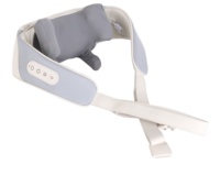 Oreiller de massage électrique chauffant Shiatsu rechargeable pour usage domestique, mouvement de pétrissage 3D, confortable pour le cou et les épaules