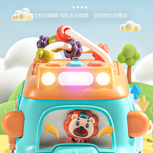 <span class=keywords><strong>Autobús</strong></span> escolar de juguete con ruedas multidireccionales que canta, es educativo y divertido para niños y niñas de 1 a 2 años y de 3 años - Product Image 3