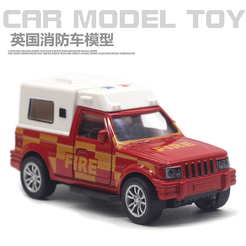 Camion dei pompieri rosso