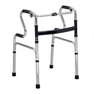 Lightweight and Foldable Rolling <b>Walker</b> for Adults Seniors <b>Elderly</b> Compact Travel <b>Walker</b> Folding Walking Aid - Product Image 1