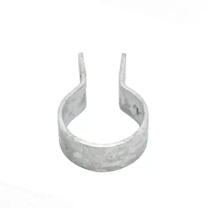 Banda de soporte de accesorios de valla de eslabones de cadena de acero galvanizado de 2-3/8 pulgadas