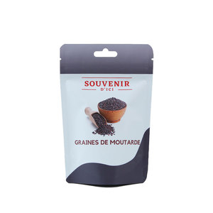 Bán Buôn Miễn Phí Mẫu Tùy Chỉnh In Nhiệt Con Dấu Nhựa Bao Bì Túi Matte Đứng Lên Túi Dây Kéo Gia Vị Túi - Product Image 4