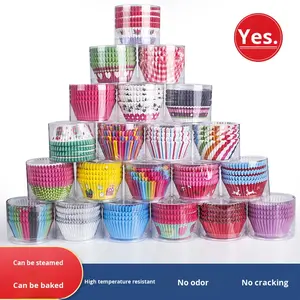 Venta al por mayor a prueba de aceite de chocolate pastel de arroz glutinoso vasos de papel nieve pastelería soportes de papel aproximadamente 100 herramientas para hornear - Product Image 2