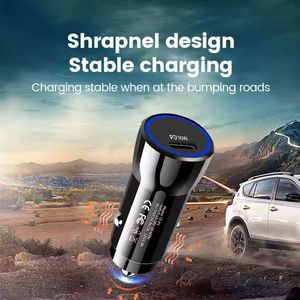 30W Type <b>C</b> Car Charger QC3.0 Fast Charging Car Charger <b>USB</b> <b>C</b> PD Mobile Phone Car Charger - Product Image 6