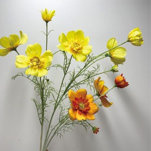 Fleurs artificielles en gros style campagnard, cosmos reine à tige unique, pour la fête des mères, la <span class=keywords><strong>d</strong></span>écoration de chambres familiales, de bureaux et <span class=keywords><strong>d</strong></span>'hôtels - Product Image 4
