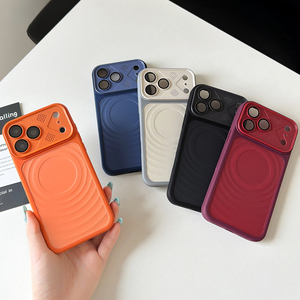 <span class=keywords><strong>Coque</strong></span> de protection magnétique antichoc à effet peau ondulée pour <span class=keywords><strong>iPhone</strong></span> 11 12 <span class=keywords><strong>13</strong></span> 14 15 16 17 <span class=keywords><strong>Pro</strong></span> Max, compatible charge sans fil - Product Image 1