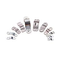 Clip de fixation métallique pour tuyaux et câbles, utilisé dans les applications industrielles, électriques, mécaniques et d'installation générale