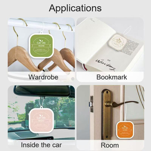 Tùy Chỉnh Sang Trọng Nhỏ Quà Tặng Doanh Nghiệp Hương Thơm Thẻ Không Thấm Nước Bóng Thiết Kế Nghệ Thuật Giấy Với Dập Nóng Kết Thúc Sang Trọng Thơm Thẻ - Product Image 4