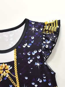 Costume de cosplay Kpop Demon Hunters pour enfants, performance sur scène, Halloween, Zoey Rumi, costume de cosplay de carnaval pour filles - Product Image 4