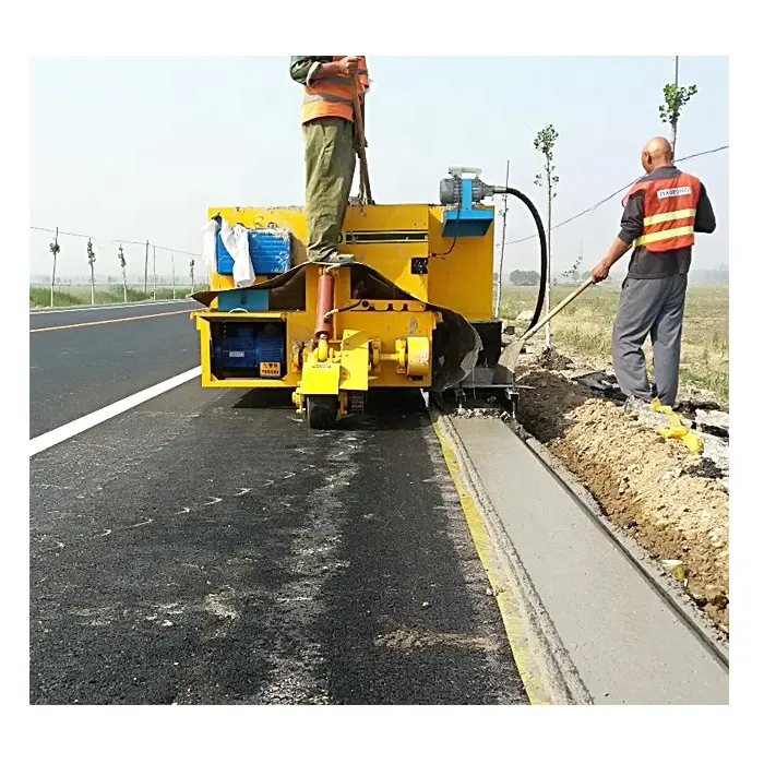 Pavimentadora de concreto Máquina Extrusora de Meio Fio em Concreto e Sarjeta Máquina De Meio Fio Em Concreto