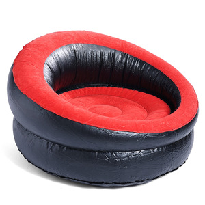 Canapé gonflable pour adultes, épais, pliable, portable, pour l'extérieur, rouge XLM 7 - Product Image 5