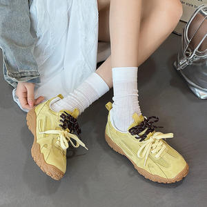 <span class=keywords><strong>Derbies</strong></span> à talon dissimulé pour femmes 2026 Nouvelle collection Printemps/Été/Automne Chaussures de sport décontractées polyvalentes en maille respirante rehaussantes - Product Image 3