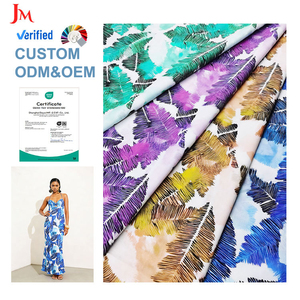 JM Ventes Flash Tissu Popeline 100% Coton Imprimé Numérique Personnalisé de Luxe Écologique Biologique pour Robes <span class=keywords><strong>Femme</strong></span>, Filles et Garçons - Product Image 1