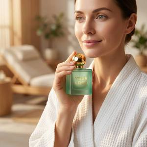Profumo Personalizzato con Etichetta Privata in Flacone Quadrato di Vetro, Fragranza Premium di Tuberosa, Gardenia e Vaniglia, Spray Profumato di Lusso - Product Image 2