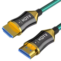 Câble HDMI Optique Actif Haute Vitesse 4K 8K Compatible 2.1 pour TV, Câble HDMI Blindé Long AOC