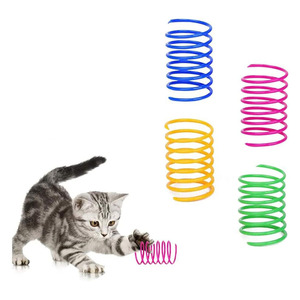 Kinghon Hunting Kitten <b>Toys</b> Tree Sturdy Heavy Plastic Colorful Springs <b>Cat</b> <b>Interactive</b> & Movement <b>Toys</b> - Product Image 1