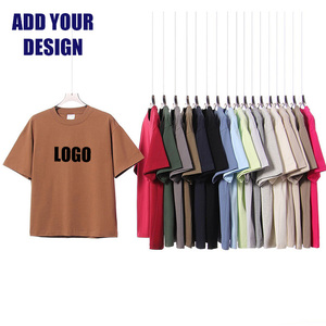 Customized Premium High Quality 300Gsm <b>Tshirts</b> Casual Plain Wholesale 100% Cotton T Shirt Printed Customized T-shirts For Men - Product Image 1