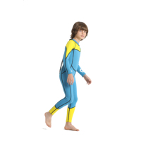 Offre Spéciale thermique dos fermeture éclair natation surf enfants costumes 3Mm manches longues néoprène plongée combinaisons pour enfants