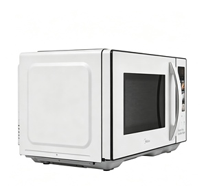 <span class=keywords><strong>Four</strong></span> à <span class=keywords><strong>micro</strong></span>-<span class=keywords><strong>ondes</strong></span> Midea blanc avec grill, capacité 23L, 900W/1100W, classe énergétique A, intérieur émaillé facile à nettoyer - Product Image 4
