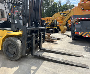 יפני מקורי מיובא komatsu fd150 15 טון בשימוש דיזל שני מלגזה עם מנוע אמין - Product Image 5