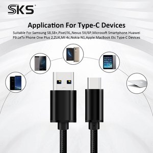 Câble USB 3.0 Type-C réversible, tressé en nylon, synchronisation des données 5 Gbps, charge <span class=keywords><strong>rapide</strong></span> 3A, compatible avec les appareils iOS, les écouteurs, les téléphones/tablettes/switch - Product Image 5