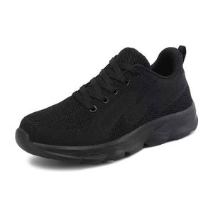 Zapatos para Caminar Cómodos para Hombre, Ligeros, con Forro de Malla Transpirable, Tejido Elástico, Zapatos Casuales con Forro de Malla Transpirable - Product Image 1