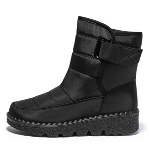 Bottes d'hiver pour femmes Bottes imperméables pour femmes Bottes de neige à plateforme Garder au chaud Bottes de cheville avec talons épais <span class=keywords><strong>en</strong></span> fourrure - Product Image 3