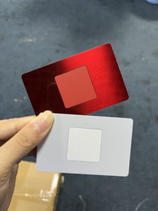 Tarjeta de Visita NFC Metálica, Tarjeta Inteligente RFID con Chip de 13.56MHz, Acero Inoxidable, Grabado Personalizado, Tarjeta de Acceso para Membresía - Product Image 6