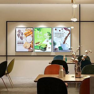 Letrero Luminoso Publicitario de Pared con Marco Delgado de Vidrio Templado, Caja de Luz LED para Menús, Ideal para Tiendas y Restaurantes - Product Image 5