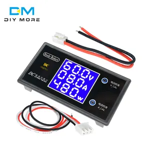 DC 0-100V 10A 1000W LCD Digital Voltmeter Ammeter Wattmeter Voltage Current Power Meter Volt Detector Tester Monitor 12V 24V 36V