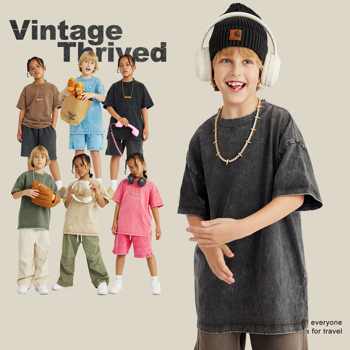 Tシャツ・カットソー Luxury Street Wear washed vintage africa child be unisexual 210.jpg